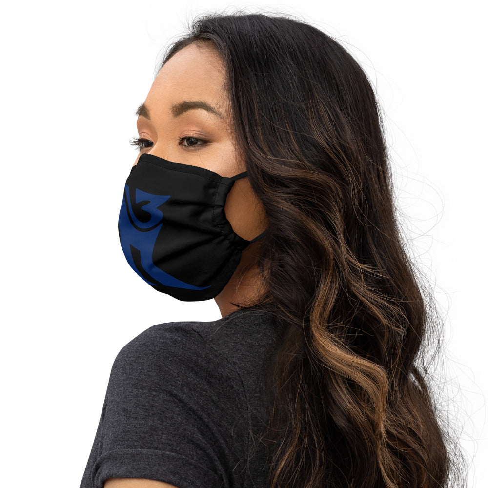 M3 Black & Blue Premium face mask