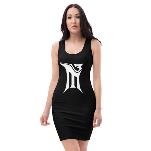 M3 White Logo Dress