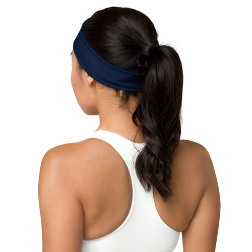 Navy Blue & White M3 Headband