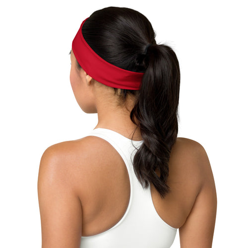 Red & White M3 Headband