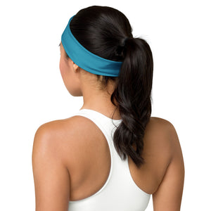 Blue & White M3 Headband