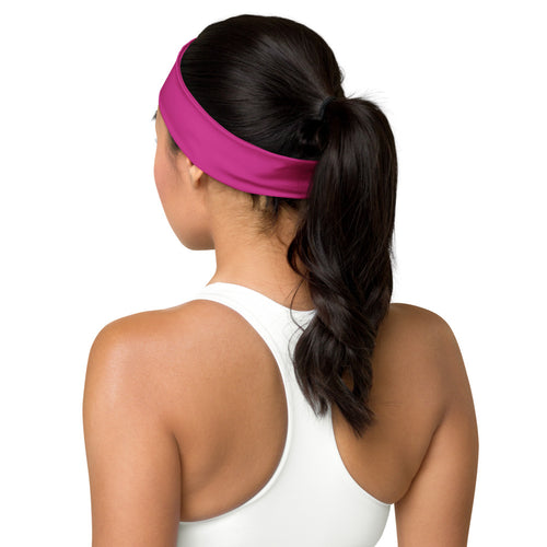 Deep Cerise & White M3 Headband