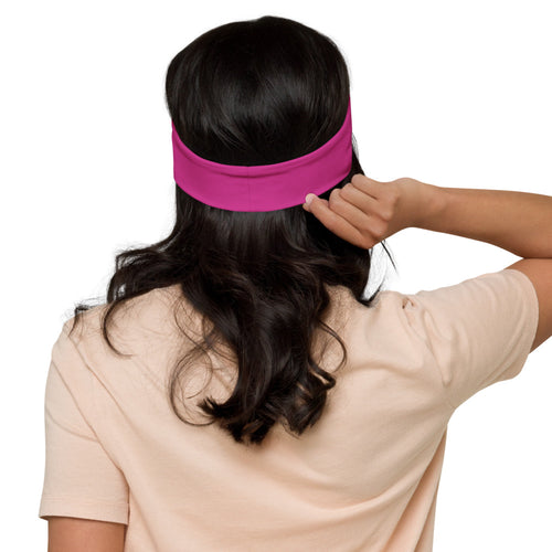 Deep Cerise & Black M3 Headband