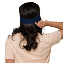 Load image into Gallery viewer, Navy &amp; Red M3 Headband