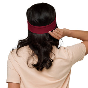 Burgundy & Red M3 Headband