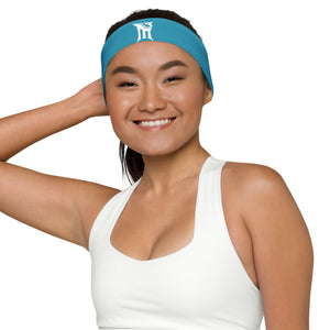 Blue & White M3 Headband