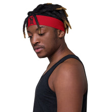 Load image into Gallery viewer, Red &amp; Black M3 Headband