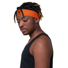 Load image into Gallery viewer, Orange &amp; Black M3 Headband