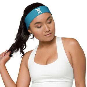 Blue & White M3 Headband