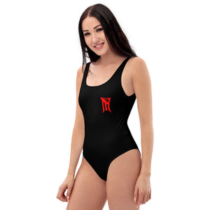 M3 Blk/Red One-Piece Swimsuit