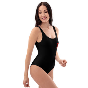 M3 Blk/Red One-Piece Swimsuit