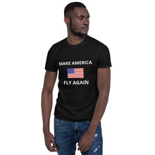 Cargar imagen en el visor de la galería, Fly America Short-Sleeve Unisex T-Shirt